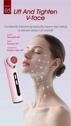 3-in-1 LED Photon Eye Facial Massager for Puffiness and Dark Circles