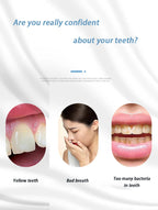 Probiotic Teeth Whitening Toothpaste for Stain Removal and Fresh Breath