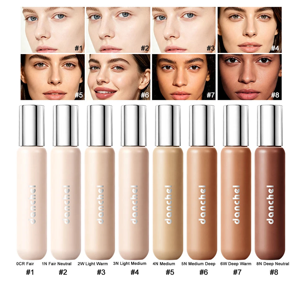 Full Coverage Waterproof Liquid Concealer for Face and Body - 8