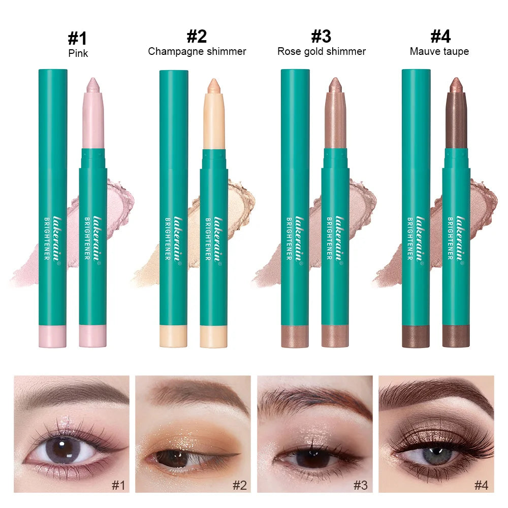 Waterproof Shimmer Eyeshadow Stick for Instant Eye Brightening - 16