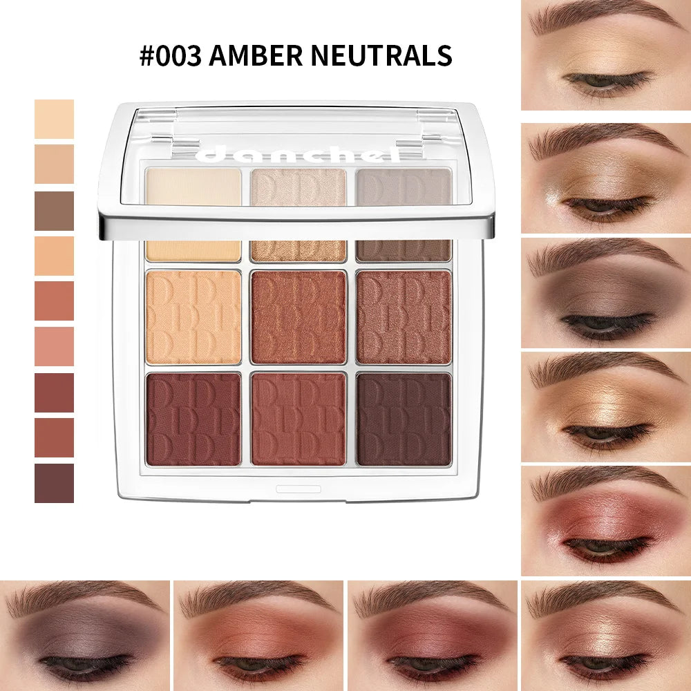 9-Shade Matte and Shimmer Eyeshadow Palette - 1