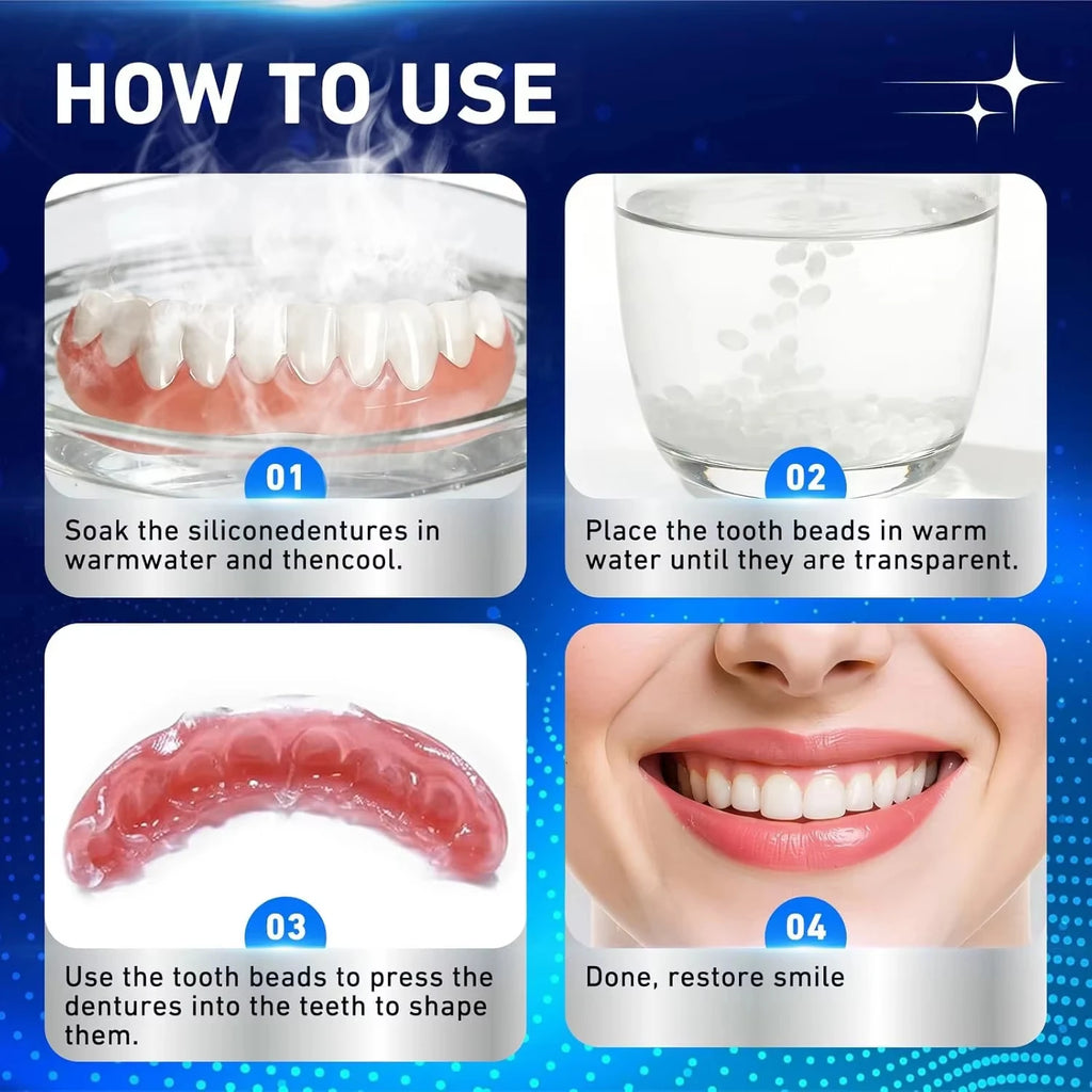 Custom Fit Temporary Smile Veneers for Instant Teeth Restoration