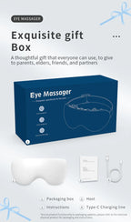 Smart Cooling Eye Massager with Vibration for Stress Relief