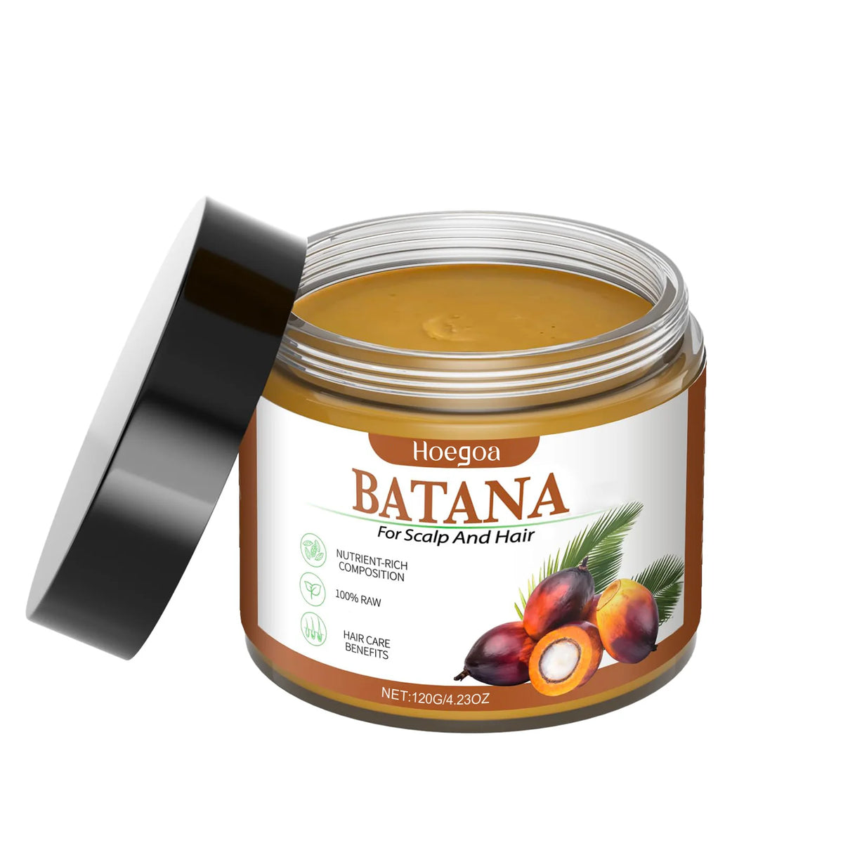 Batana Oil Hair Mask for Damage Repair and Split Ends