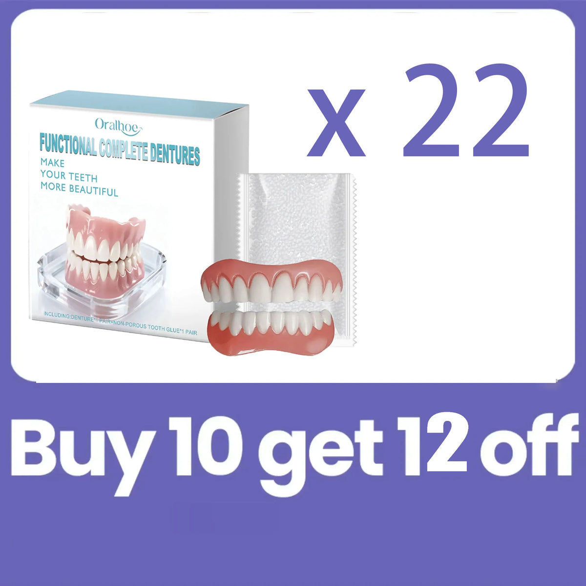 Instant Cosmetic Dentures for a Confident Smile