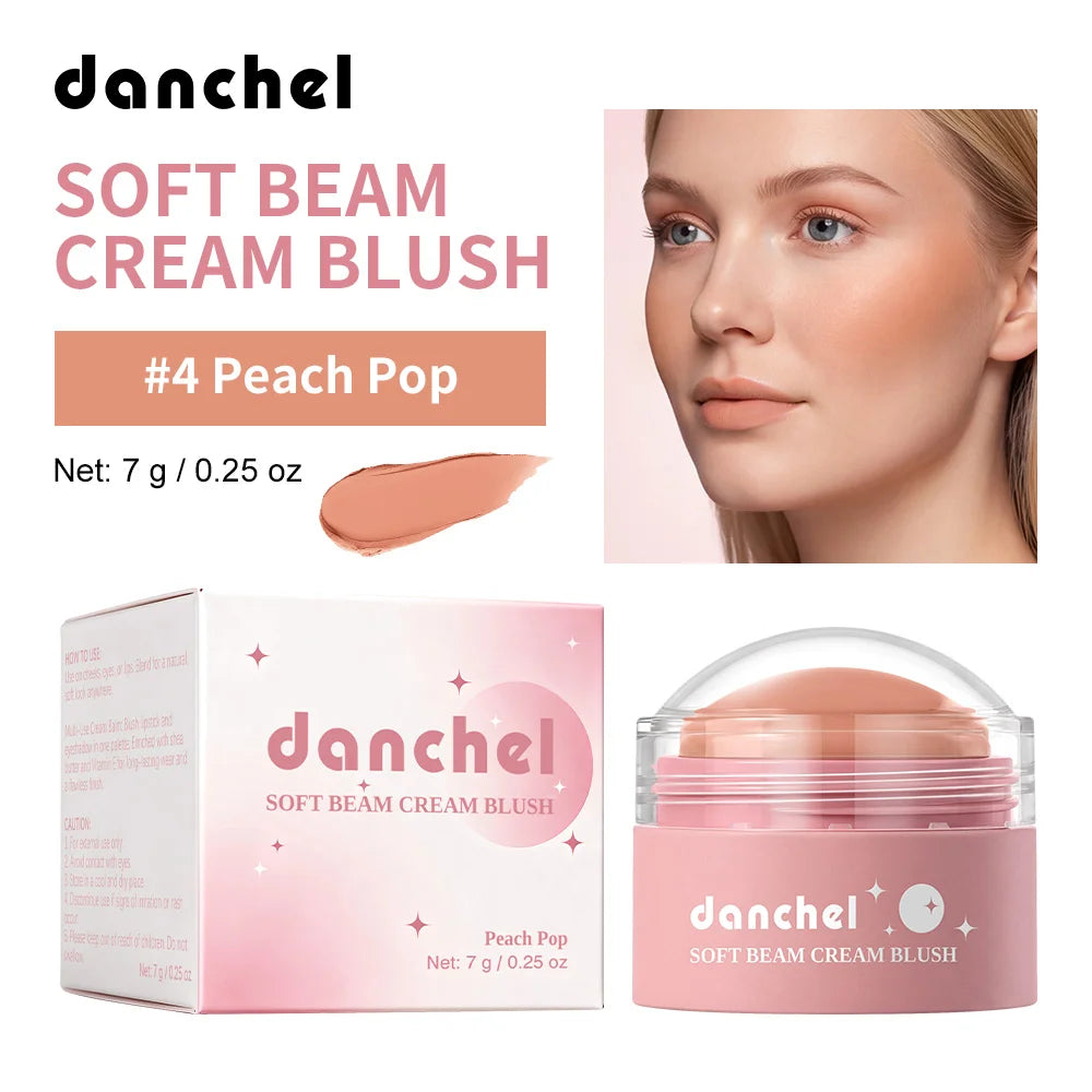 Multi-Use Soft Cream Blush for Cheeks, Lips, and Eyes