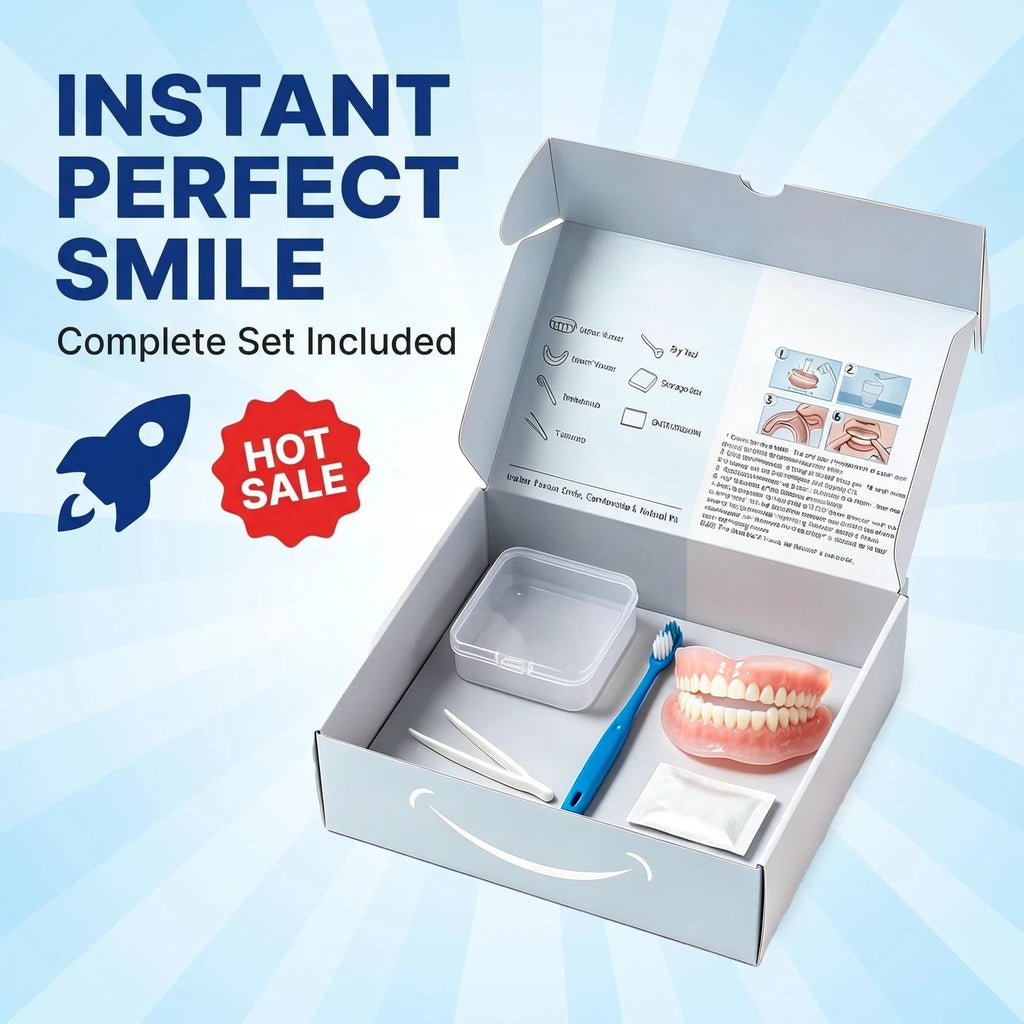 Comfort Fit Silicone Dentures for Natural Teeth Replacement