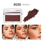 Matte Embossed Pigmented Face Blush Palette