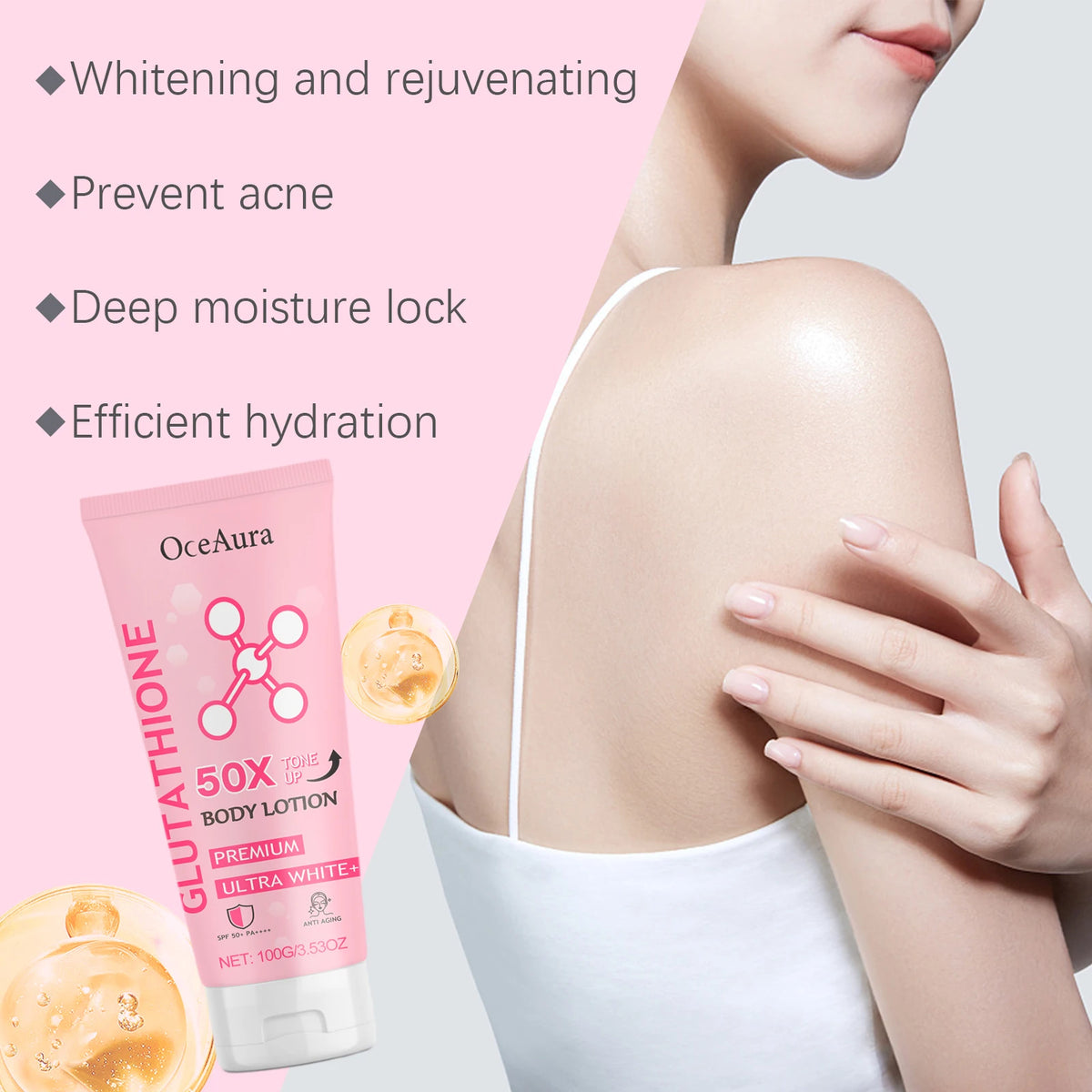 Arbutin Brightening and Moisturizing Body Lotion for Glowing Skin