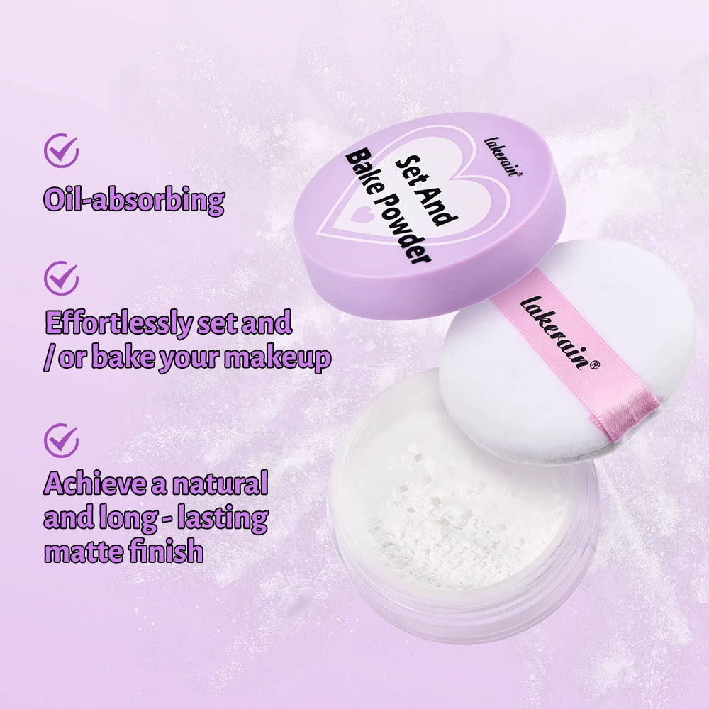 Oil-Absorbing Matte Setting and Baking Face Powder
