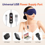 Heated 3D Massage Eye Mask for Dry Eyes and Stress Relief