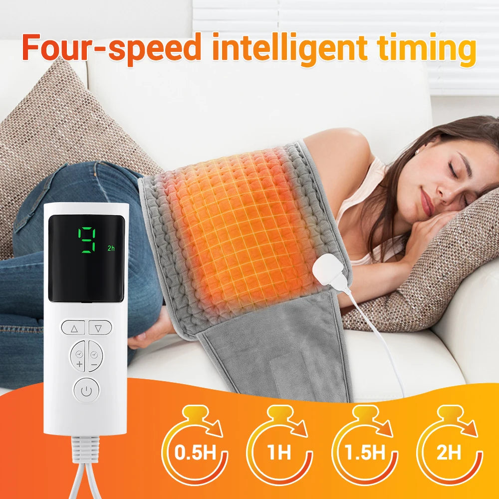 Electric Heated Waist Belt with 9 Heat Levels and Timer