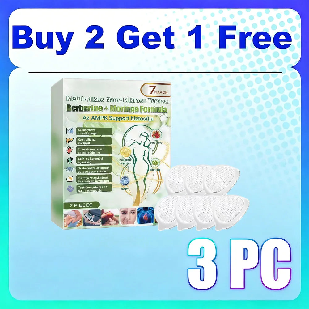 Berberine and Moringa Nano Transdermal Weight Management Patches