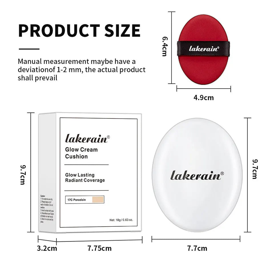 Semi-Matte Long-Lasting CC Cream Cushion Foundation