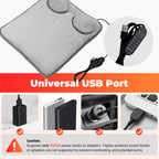 USB Washable Electric Heated Foot Warmer Mat