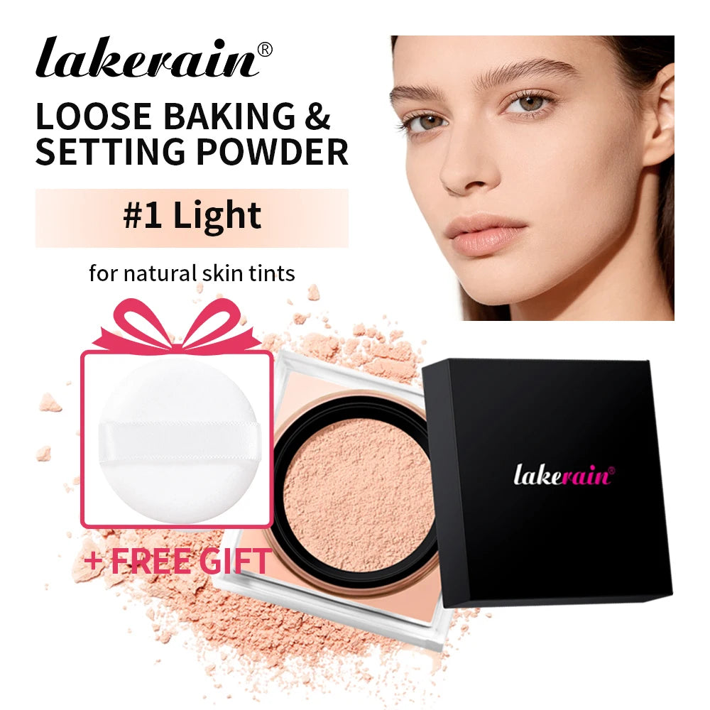Matte Long-Lasting Waterproof Setting and Baking Loose Powder