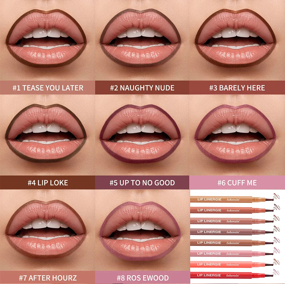 Long-Lasting Waterproof Felt Tip Lip Liner Stain