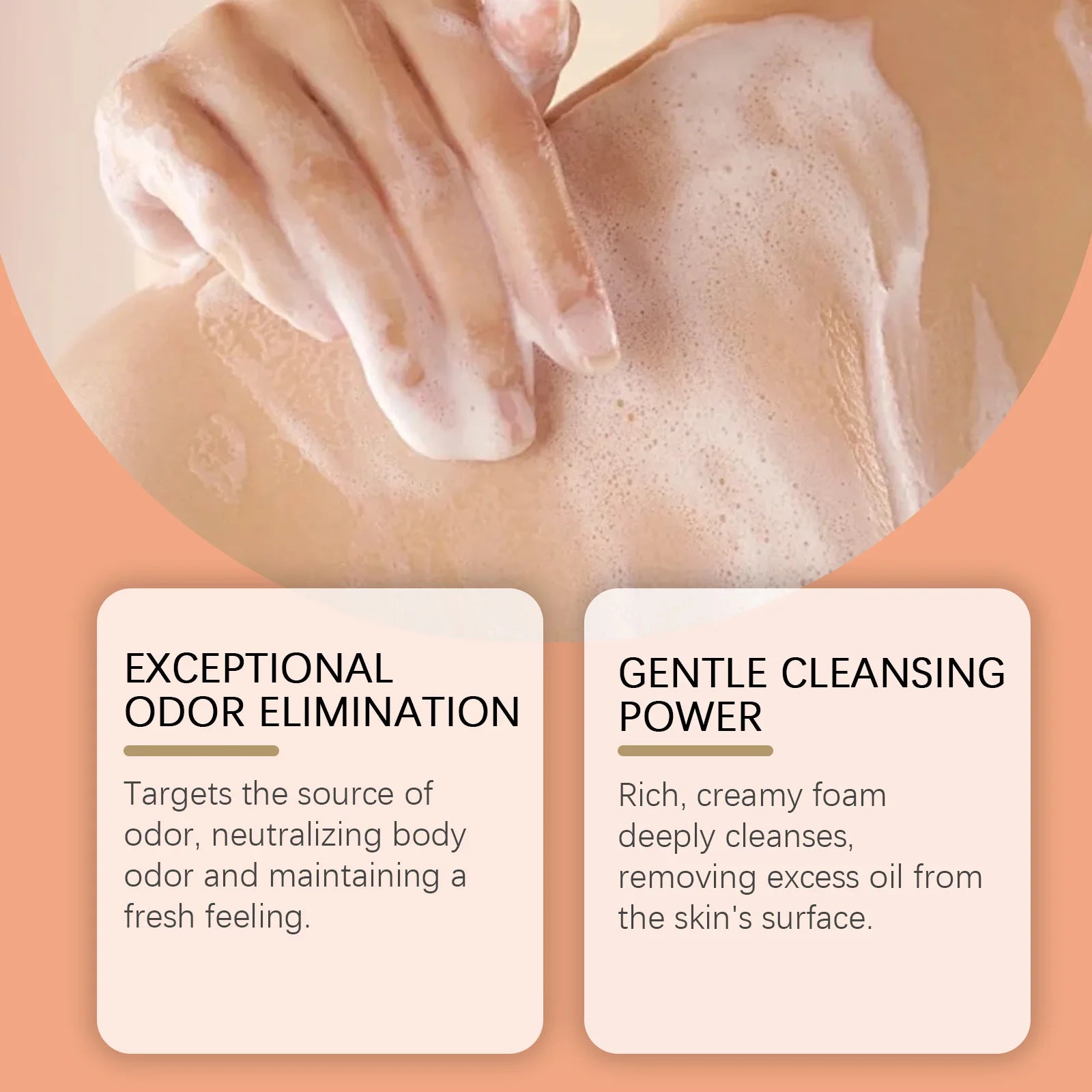 Persimmon Extract Deodorizing Body Soap for Aging Odor - 8