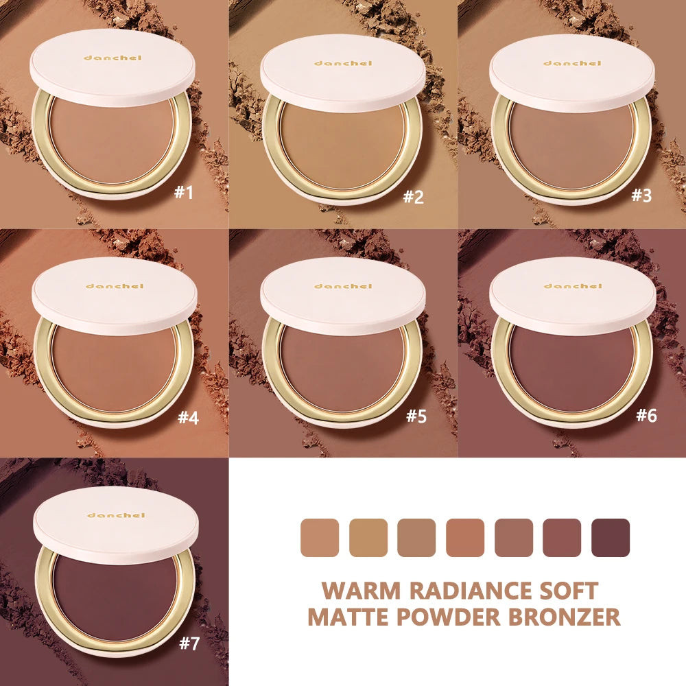 Buildable Matte Pressed Bronzer Powder for Face Contouring - 9