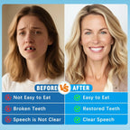 Removable Silicone Cosmetic Dentures for Instant Smile Enhancement