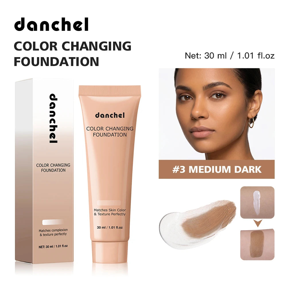 Color-Changing Liquid Foundation for Flawless Even Skin Tone