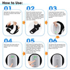 Wireless Heated Air Compression Foot and Ankle Massager
