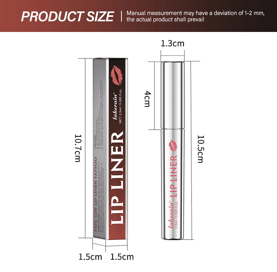 Waterproof Peel-Off Matte Lip Liner