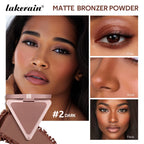 Long-Lasting Matte Bronzer Contour Powder for Face Sculpting