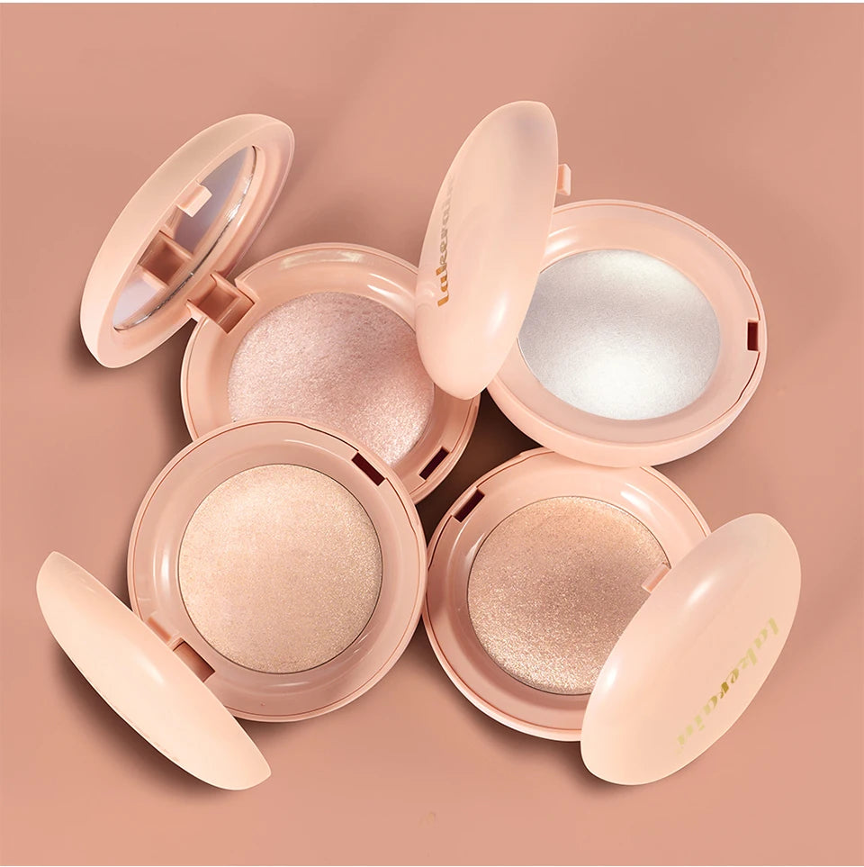 Radiant Baked Highlighter Powder for Natural Glow