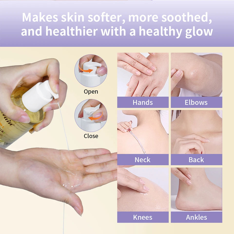 Moisturizing Vanilla Body Oil for Glowing Skin
