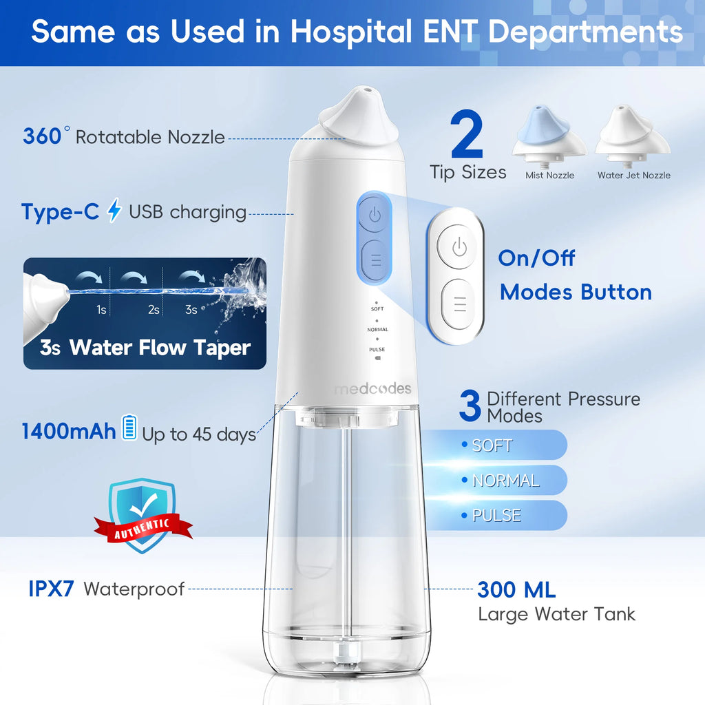 Electric Nasal Irrigation System for Sinus Relief