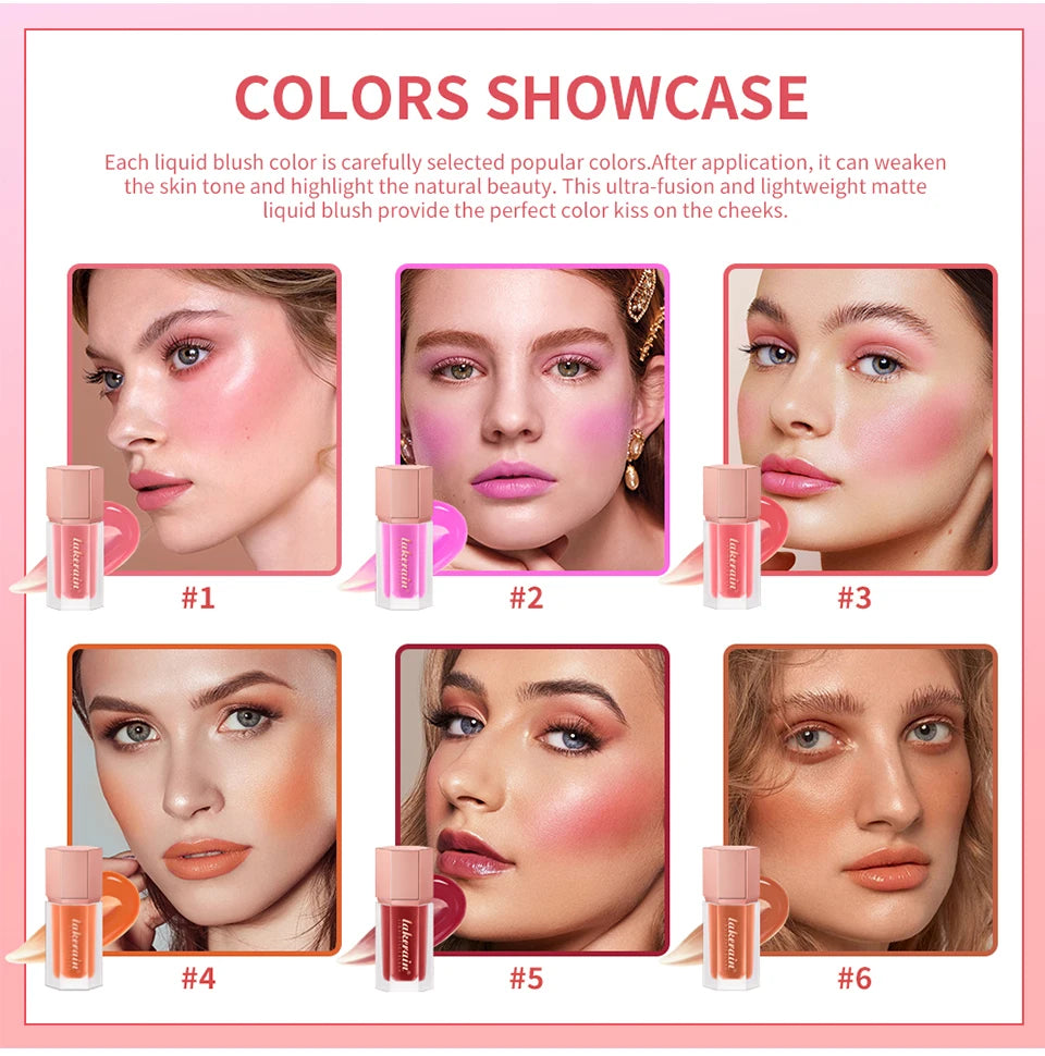 Waterproof Matte Liquid Face Blush - 9