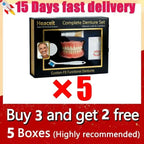 Natural-Looking Silicone Full Denture Set for Daily Comfort