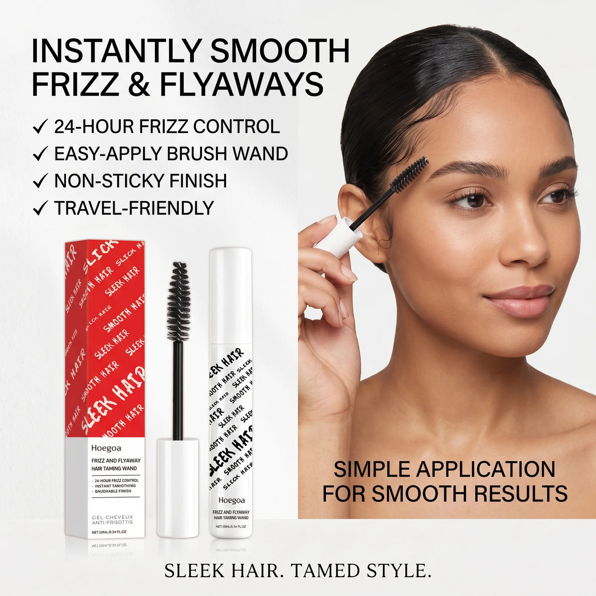 Anti-Frizz Hair Finishing Stick for Flyaways and Baby Hair