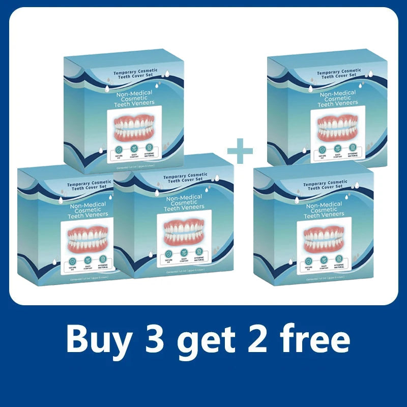 Adjustable Temporary Cosmetic Teeth Veneer Set - 7