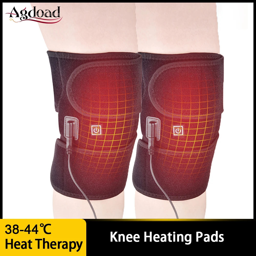 Electric Heated Knee Support Brace with 3 Adjustable Heat Settings
