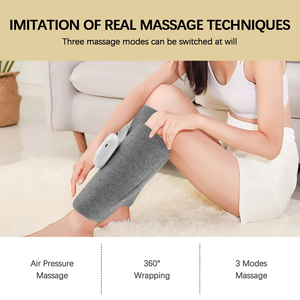 Wireless Air Compression Calf Massager for Leg Muscle Relief - 2