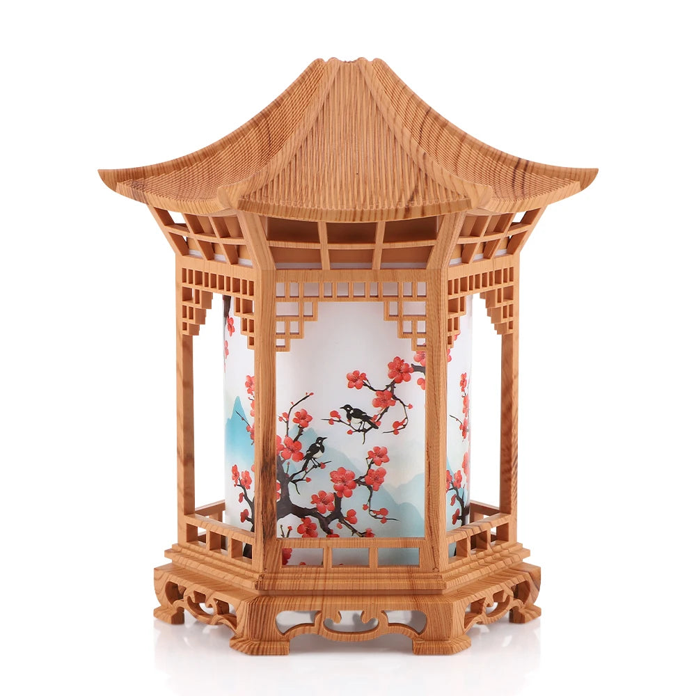 Portable Ultrasonic Pavilion Humidifier with Night Light - 17