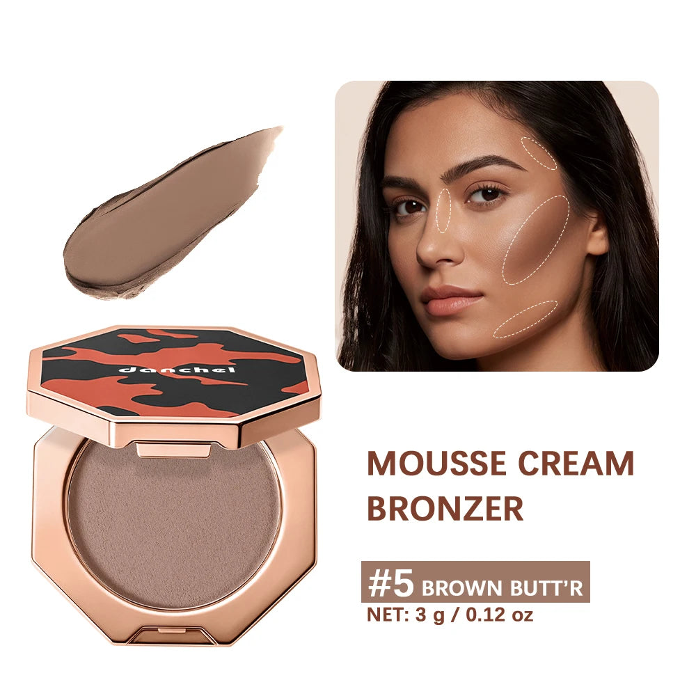 Cream Mousse Contour Bronzer for Seamless Face Sculpting