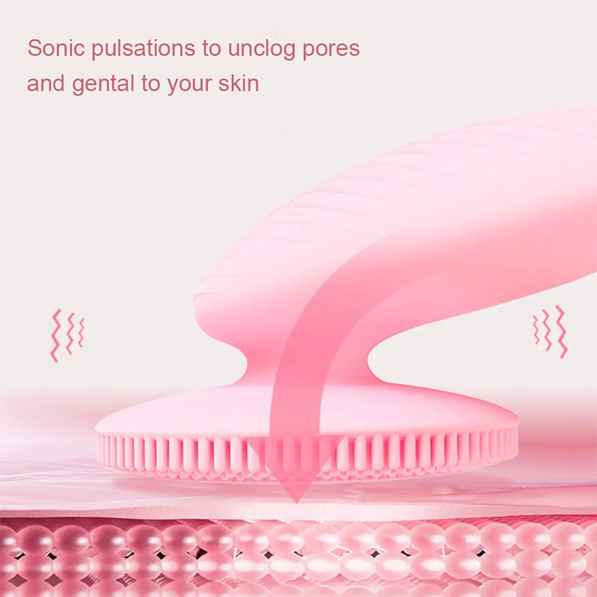 Electric Silicone Facial Cleansing Brush for Pore Cleaning