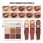 9-Shade Matte and Shimmer Eyeshadow Palette