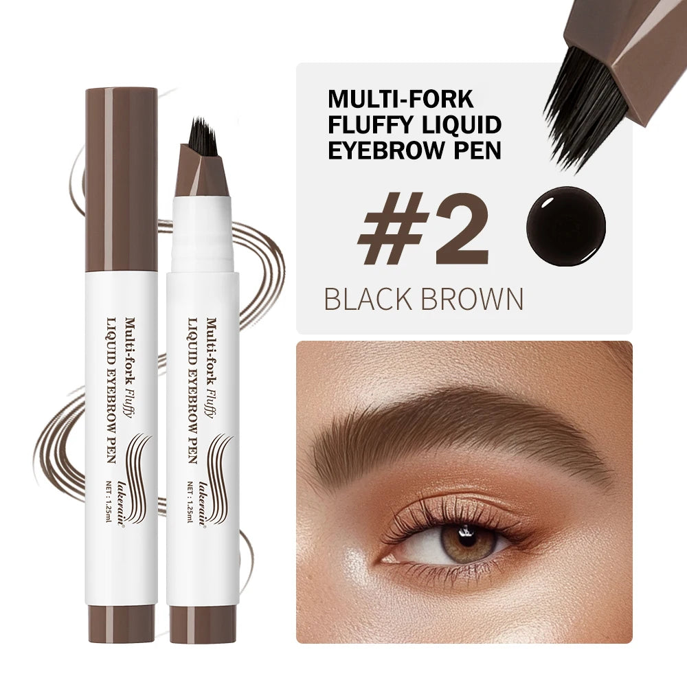 Waterproof Multi-Fork Liquid Eyebrow Pen - 23