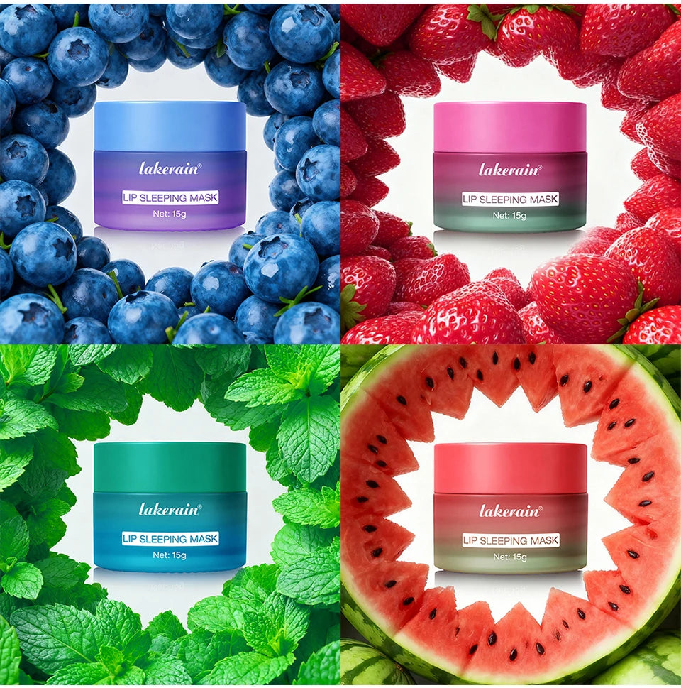Dual-Color Hydrating Lip Sleeping Mask for Dry Lips