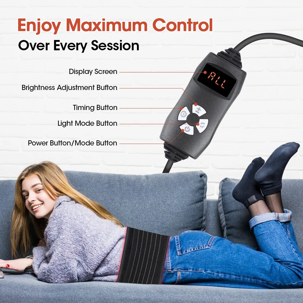 Red Light Therapy Infrared Heating Wrap for Pain Relief