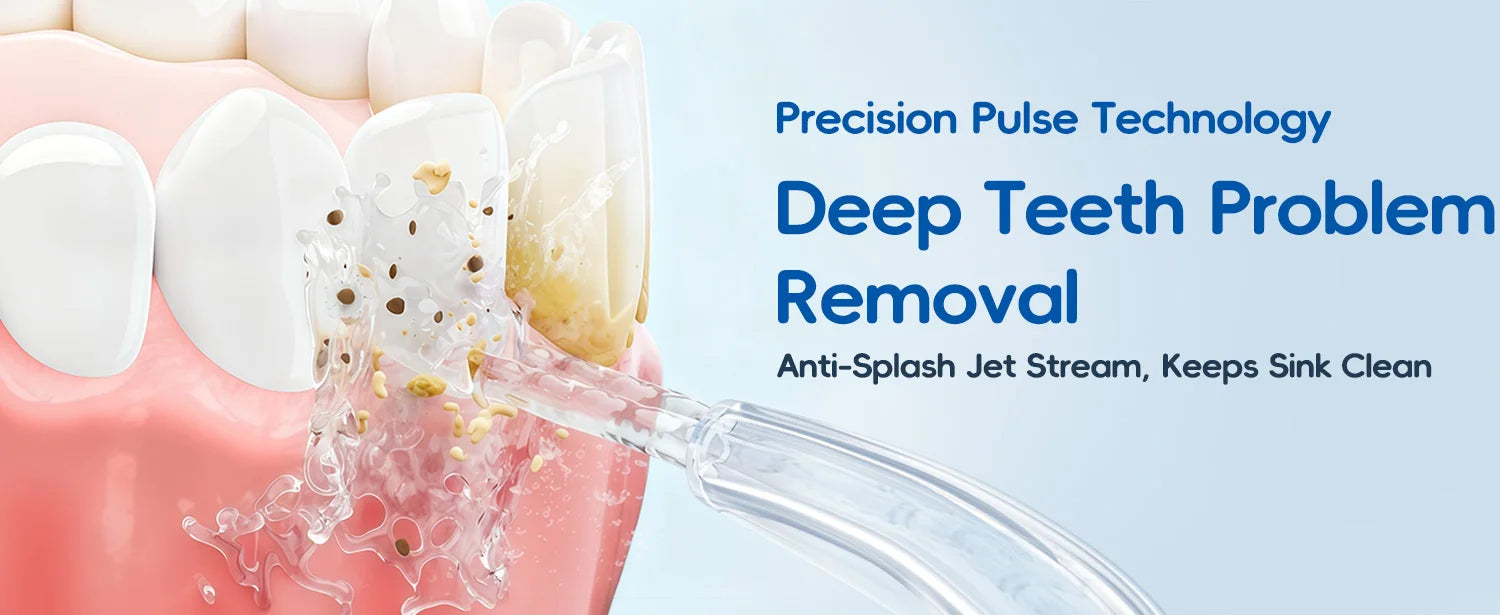 Electric Water Flosser for Teeth with 8 Multi-Function Nozzles - 9