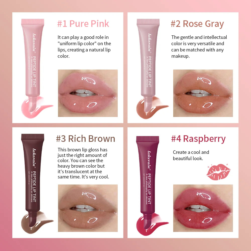 Peptide Moisturizing Lip Tint Gloss for Soft Hydrated Lips