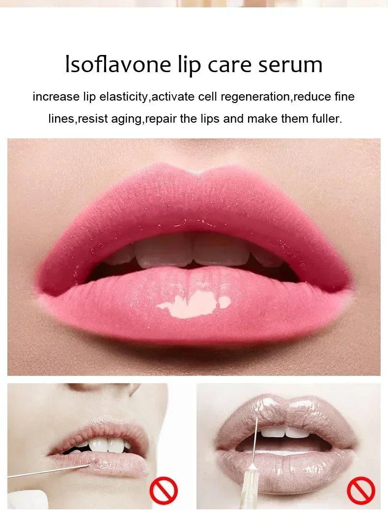 Instant Volumizing Lip Plumper Serum for Fuller Hydrated Lips - 10