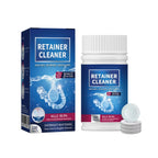 100 Pcs Denture and Retainer Cleaning Tablets for Deep Stain Removal