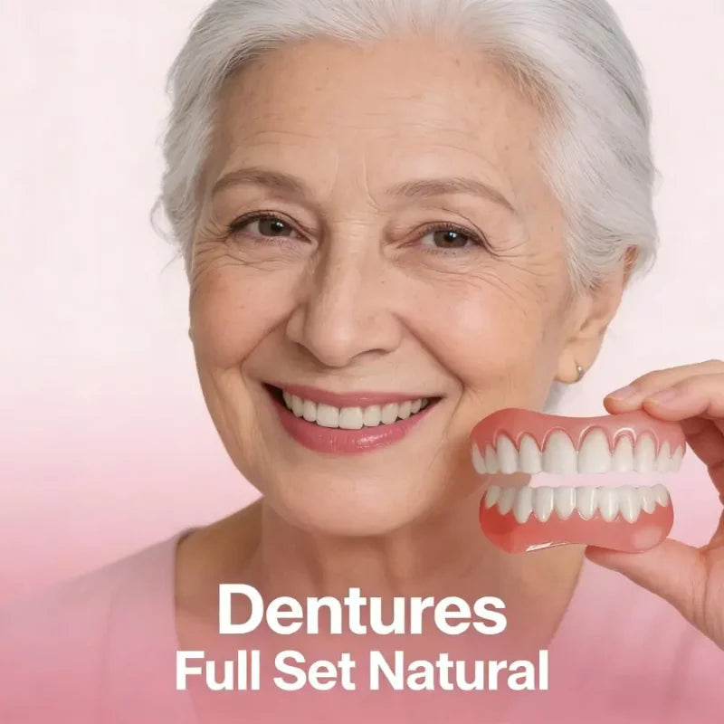 Temporary Cosmetic Denture Kit for Missing Teeth and Gaps