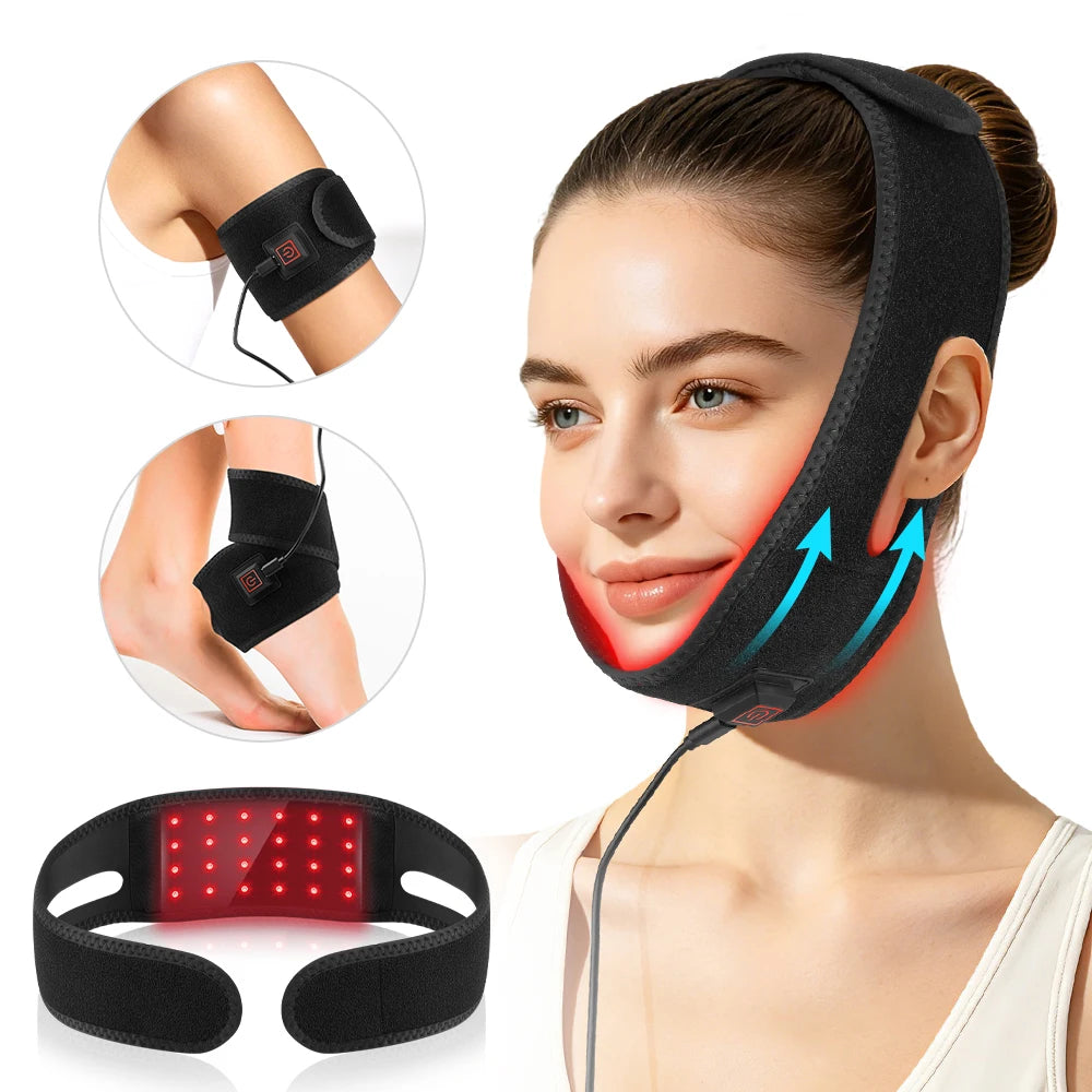 Red and Infrared Light Therapy Wrap for Face and Body